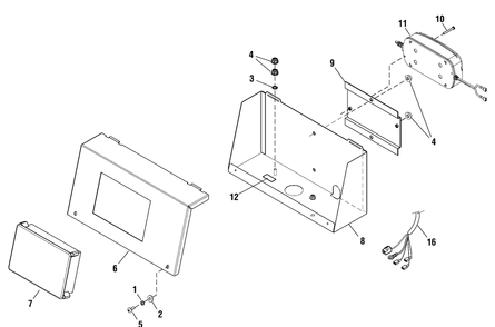 Part Location Diagram of 704387 Briggs and Stratton Charger-battery
